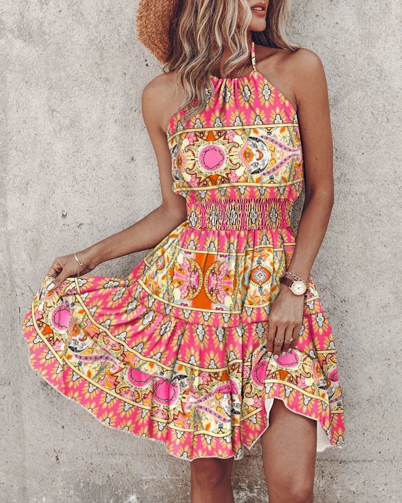 Printed Loose Boho Mini Dress - 3 colors available I Love that Boho | Love that Boho Printed Loose Boho Mini Dress - 3 colors available I Love that Boho | Love that Boho