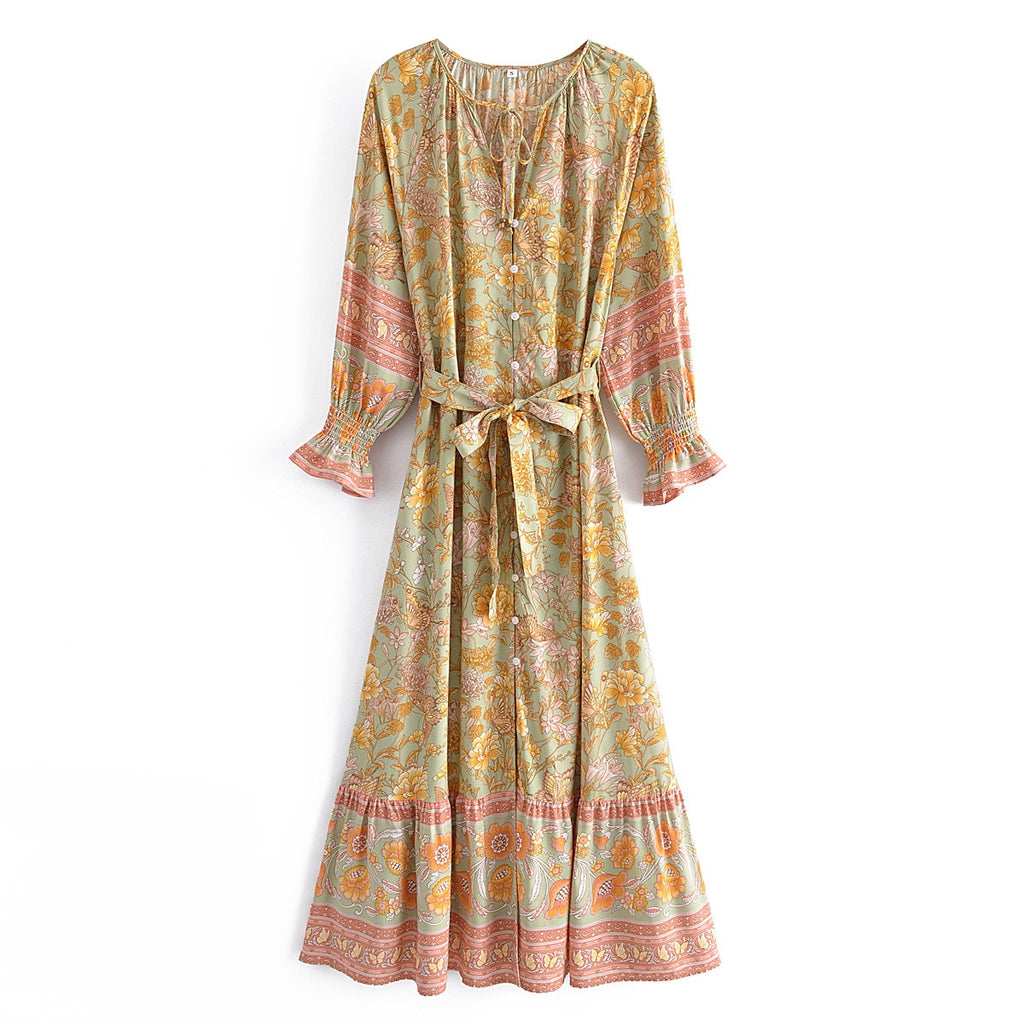 Gypsy Floral Print Maxi Dress I Gypsy Boho Dress I Love that Boho | Love that Boho Gypsy Floral Print Maxi Dress I Gypsy Boho Dress I Love that Boho | Love that Boho