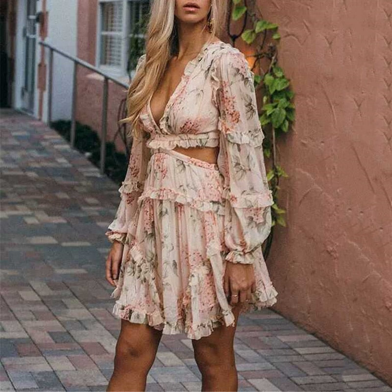 Hollow Out Summer Chiffon Dress | Floral Hollow out dress | Boho Dress | Love that Boho Hollow Out Summer Chiffon Dress | Floral Hollow out dress | Boho Dress | Love that Boho