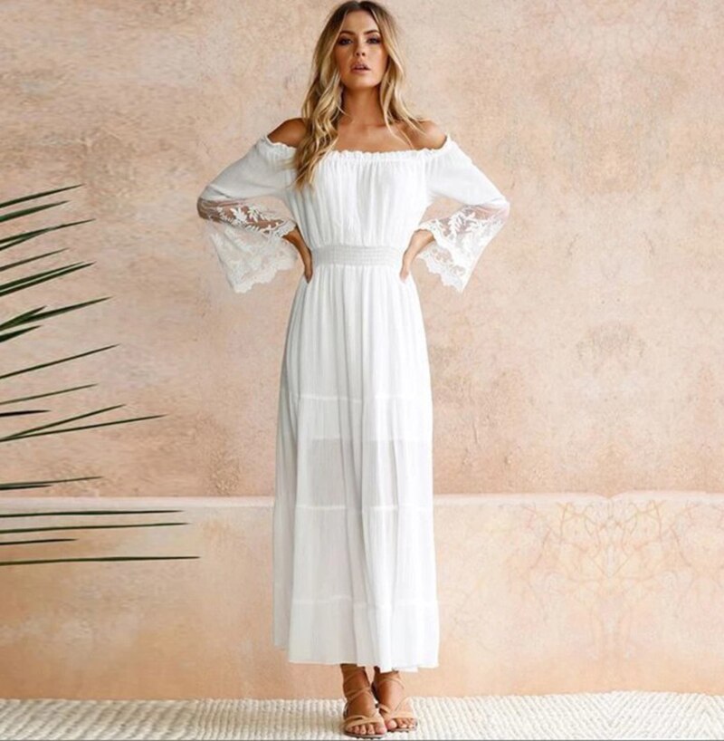Gypsy Boho Long Sleeve White Bohemian Dress Amazon Off Shoulder White Lace Dress| White Lace Maxi Dress| Love That Boho Love That Boho Gypsy Boho Long Sleeve White Bohemian Dress Amazon Off Shoulder White Lace Dress| White Lace Maxi Dress| Love That Boho Love That Boho