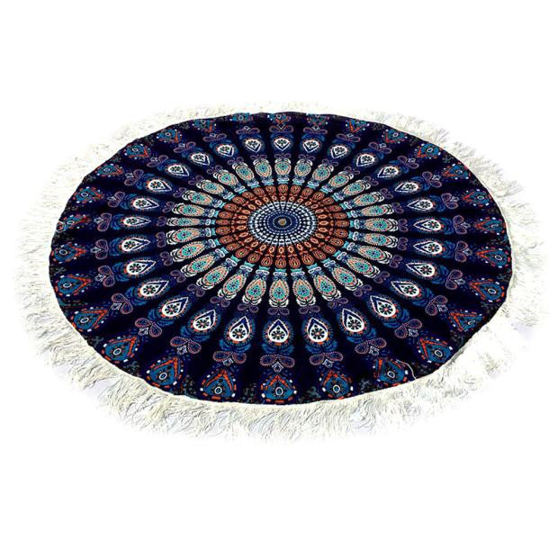 Round  Tassel Tapestry  / Beach Mat