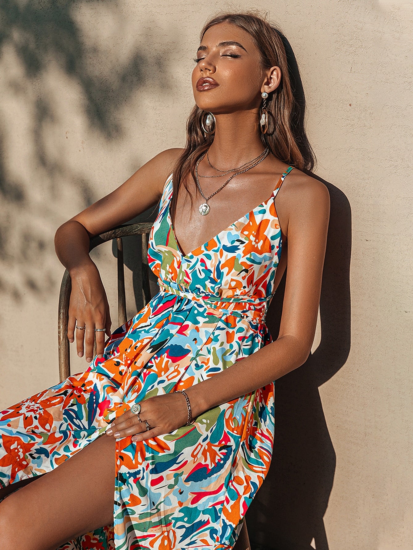 Backless summer party maxi dress I Love that Boho | Love that Boho