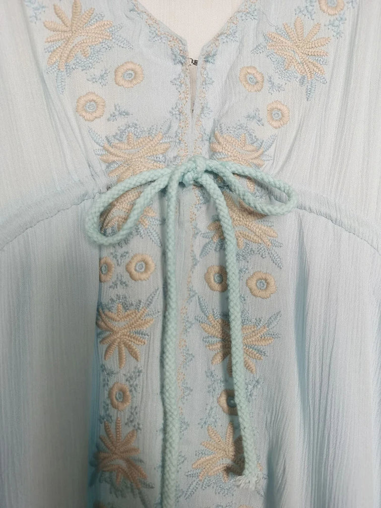 Tunic Vintage floral Embroidered Dress I Boho Dress I Love that Boho 