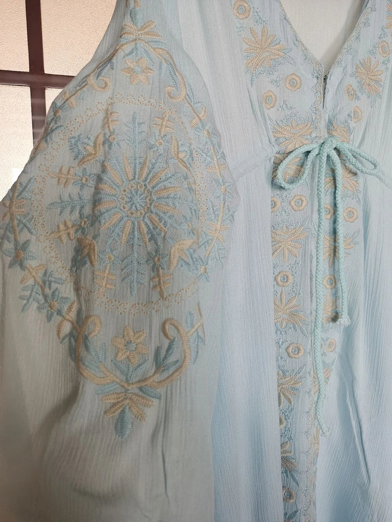 Tunic Vintage floral Embroidered Dress I Boho Dress I Love that Boho 