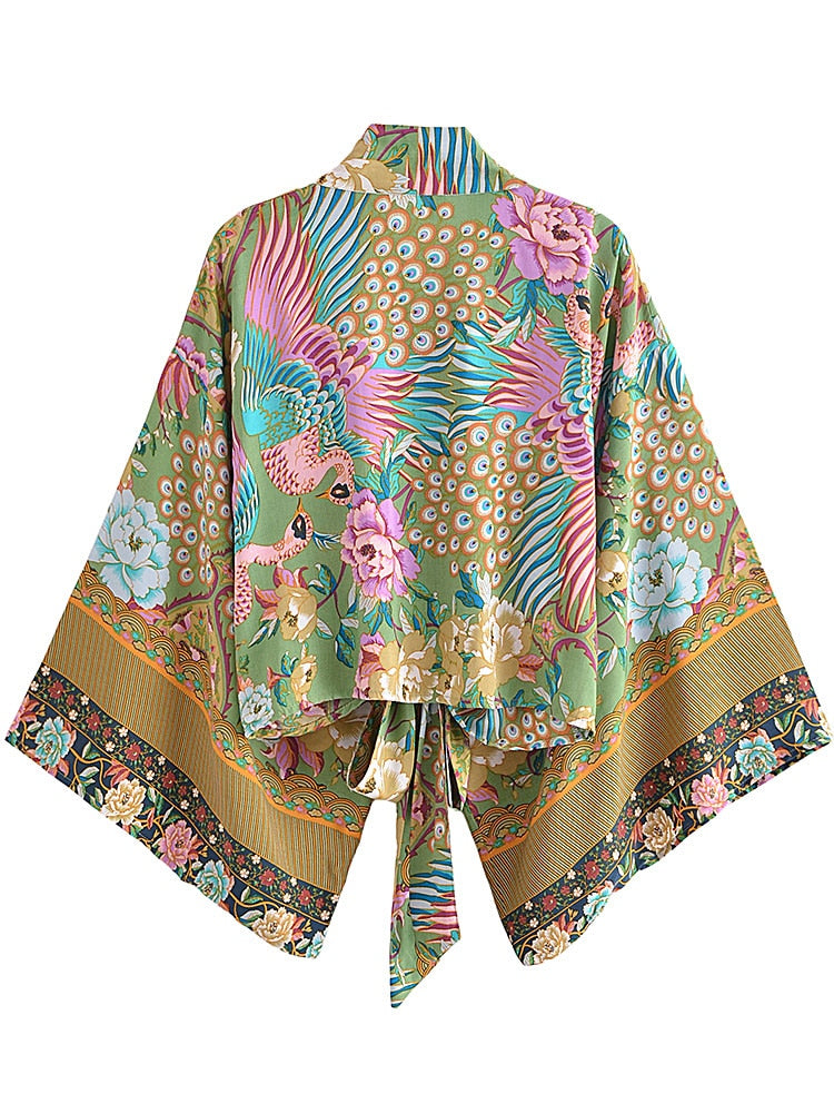  Paisley Print Boho Short Kimono , kimono top, boho kimono, boho kimono top