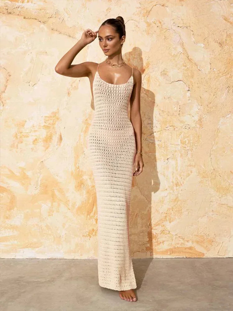 Knit Cut Out Tassel Dress - Multiple colors I Love that Boho