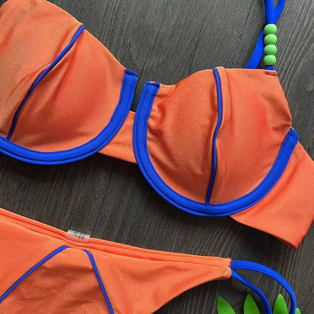Sexy Push up Bikini Set Swimsuit
