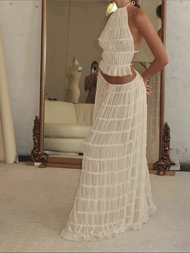 Backless 2 Piece Set I Boho Outfit Set I Love that Boho