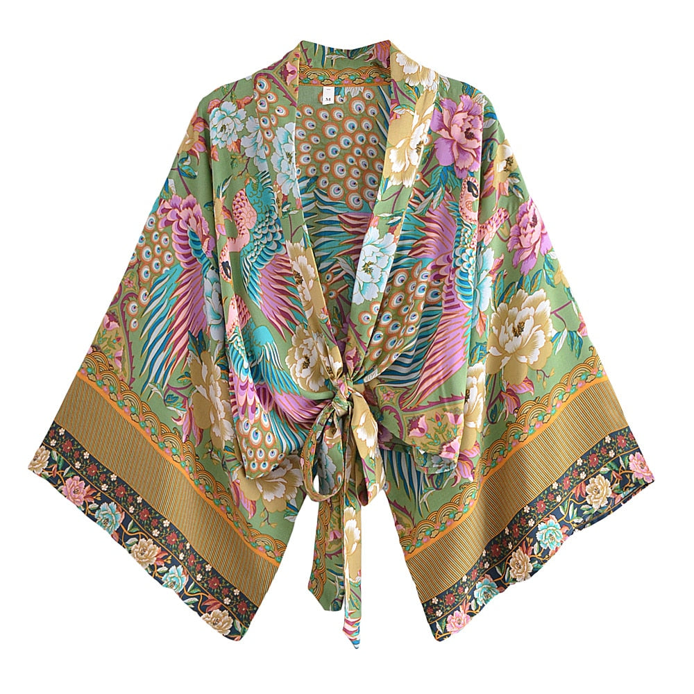  Paisley Print Boho Short Kimono , kimono top, boho kimono, boho kimono top