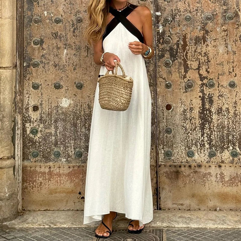 Contrast Color Loose Dress - 2 colors available I Love that Boho | Love that Boho Contrast Color Loose Dress - 2 colors available I Love that Boho | Love that Boho