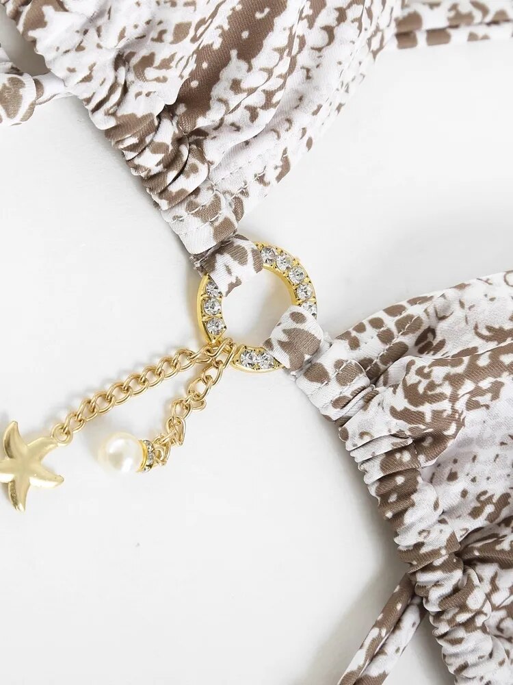 classic snakes crisscross bra-style bikini top Images... Criss Cross Snake Print Thong Bikini | Snake Print | Love that Boho ...