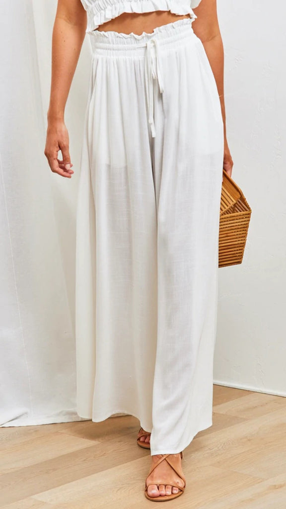 High Waist Boho Pants - multiple colors