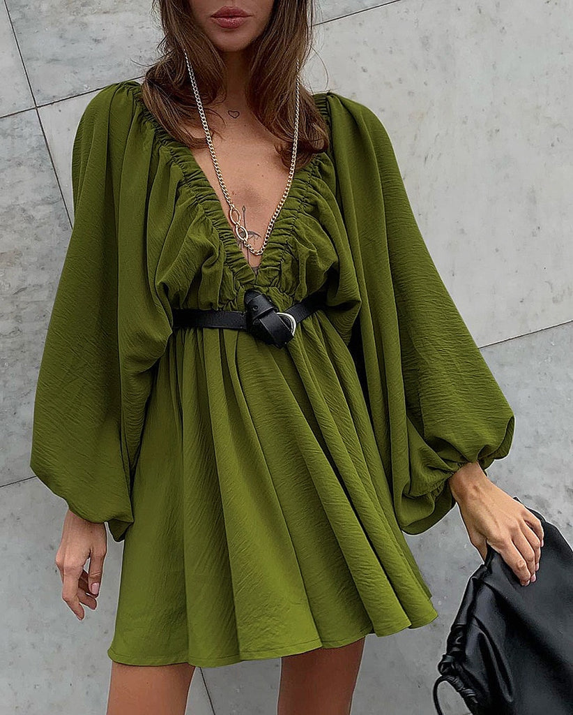 low cut boho dress Maxi Dress