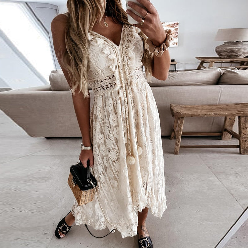 Lace Boho Flowy dress I Boho Dresses I Love that Boho