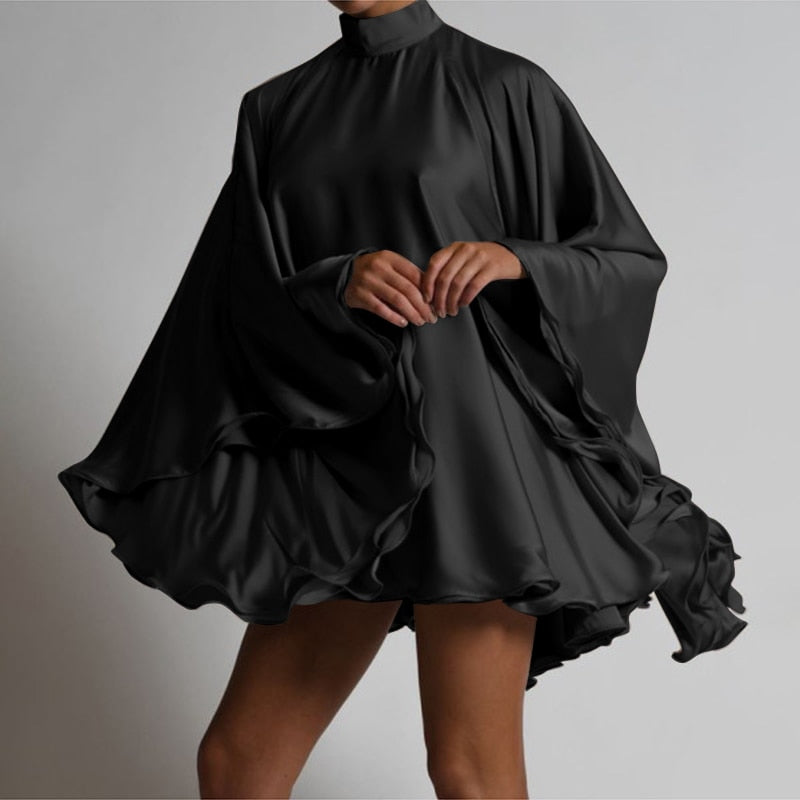 Backless Satin Flare Sleeve Dress - Multiple colours I Love that Boho | Love that Boho Backless Satin Flare Sleeve Dress - Multiple colours I Love that Boho | Love that Boho