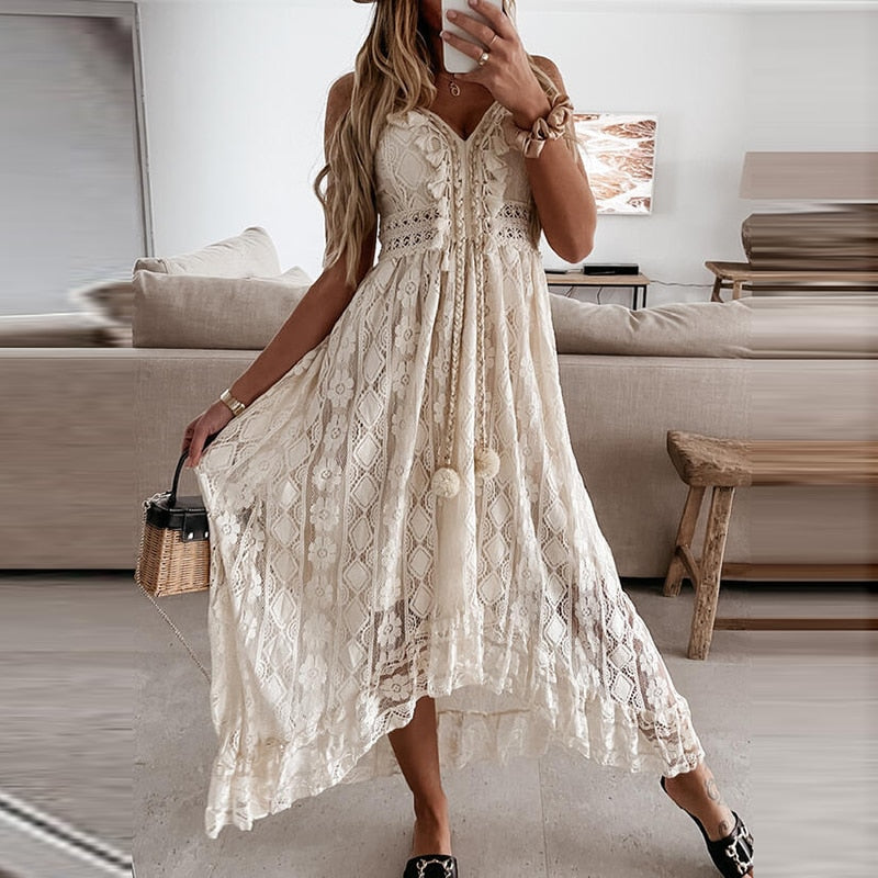 Lace Boho Flowy dress I Boho Dresses I Love that Boho