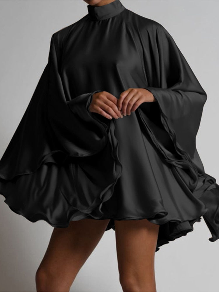 Backless Satin Flare Sleeve Dress - Multiple colours I Love that Boho | Love that Boho Backless Satin Flare Sleeve Dress - Multiple colours I Love that Boho | Love that Boho