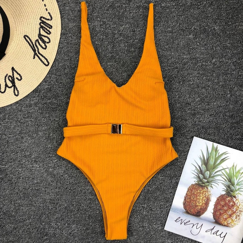Buckled One Piece Swimsuit - Multiple colours & styles