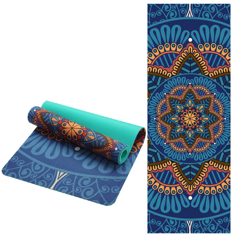 Boho Mandala Print Yoga Mat