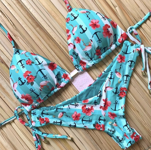 Brazilian Tropical Bikini Swimsuits