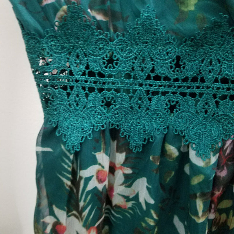 Chiffon floral jumpsuit