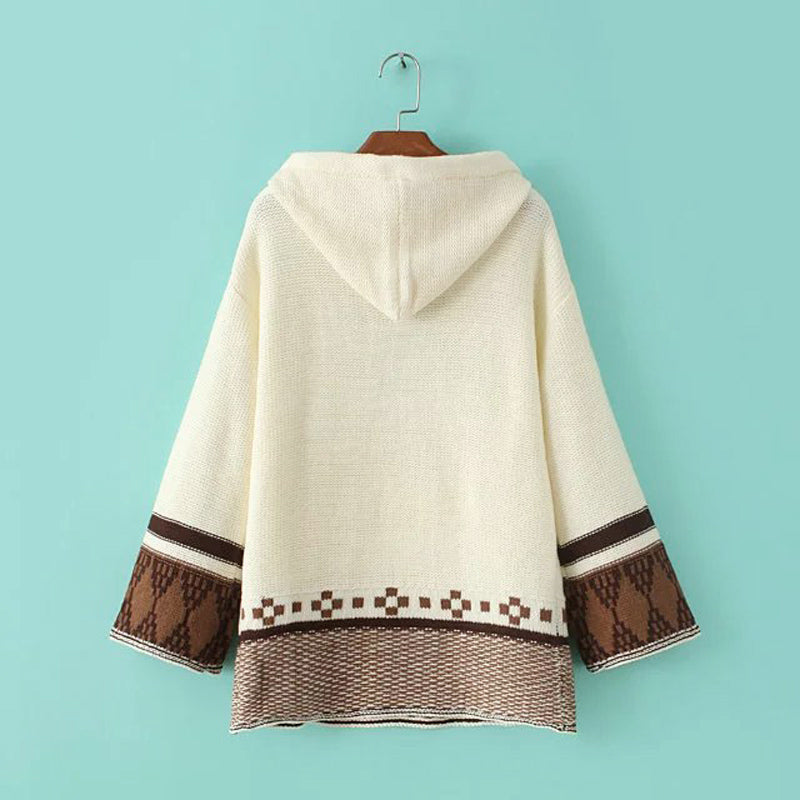 woman's hooded sweater