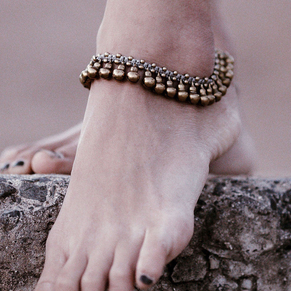boho anklet, anklet , gold anklet, bronze anklet, boho jewellery 