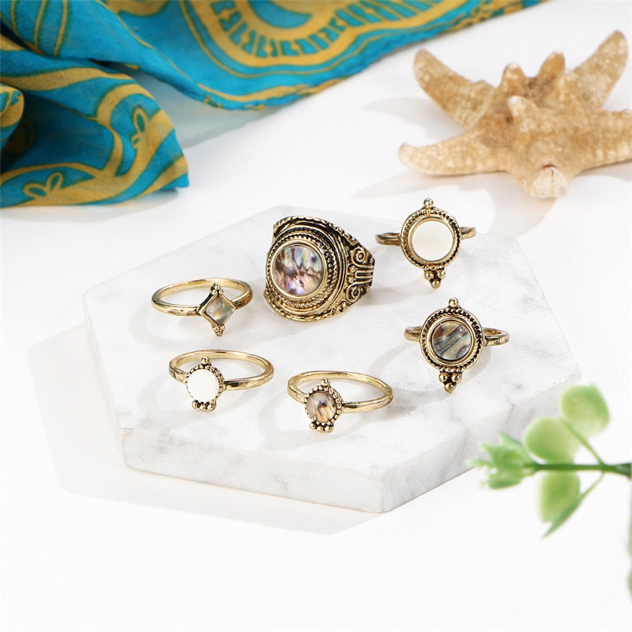 Antique Gold Knuckle Rings