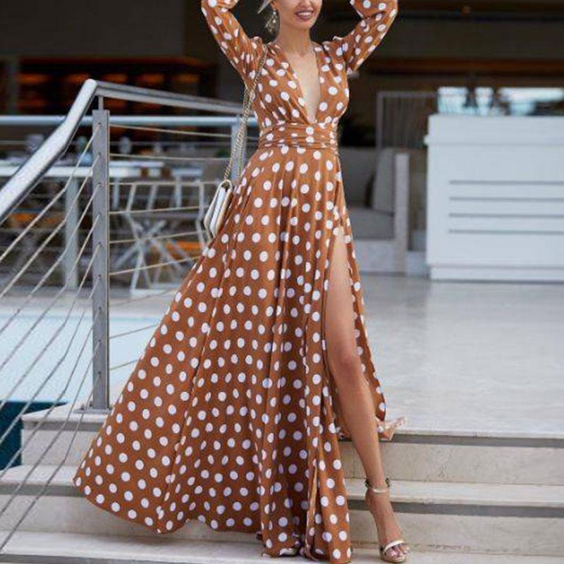 Polka Dot Runway Dress - Red or Brown. Love that Boho | Love that Boho Polka Dot Runway Dress - Red or Brown. Love that Boho | Love that Boho