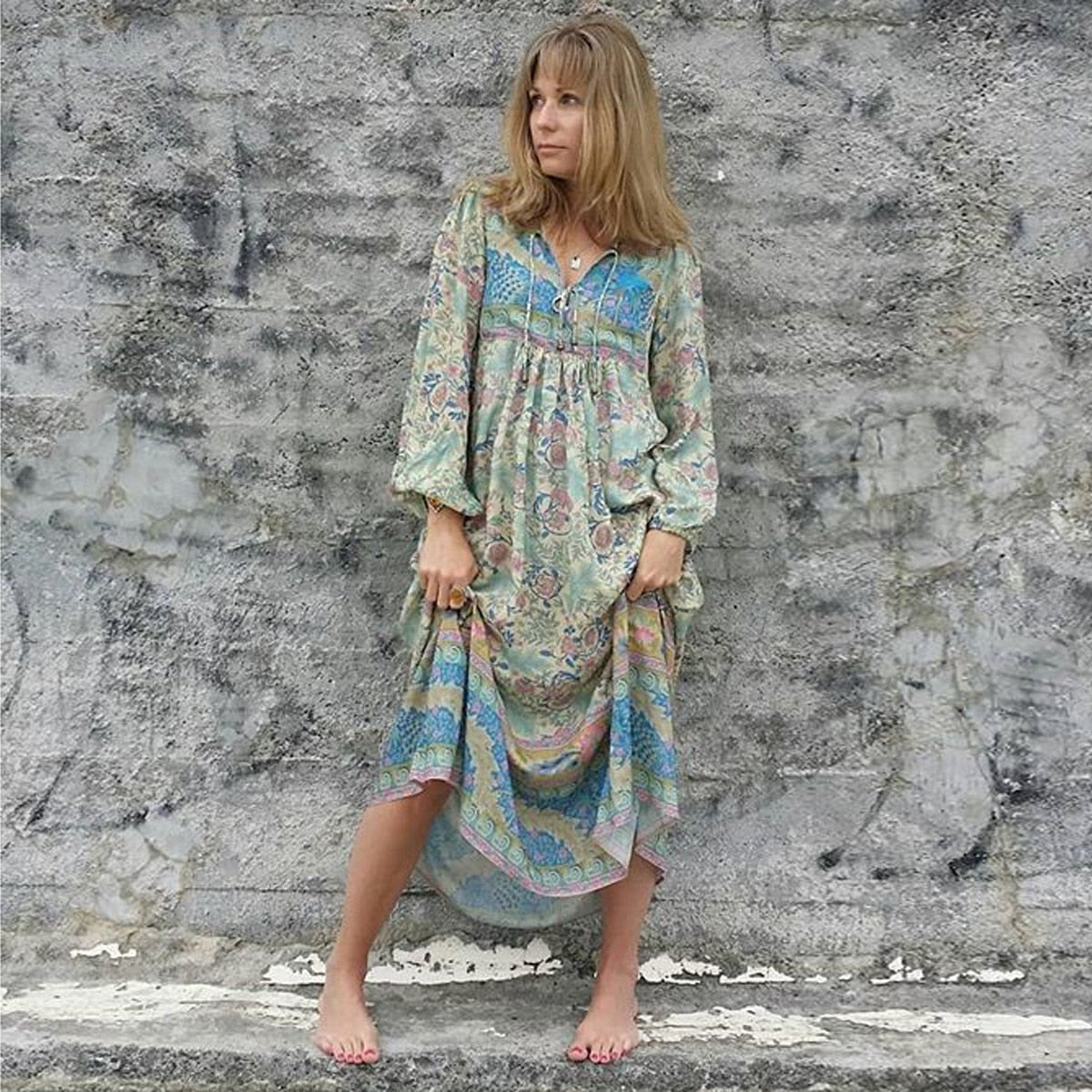 Oasis boho maxi dress Clearance